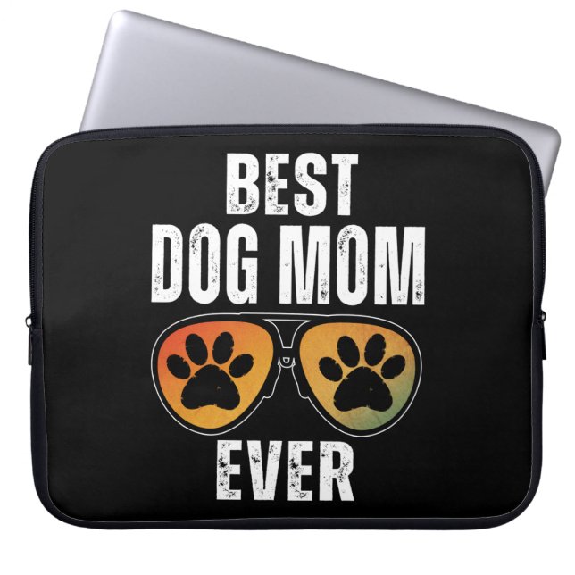BEST DOG MAMA JE LAPTOPSCHUTZHÜLLE (Vorderseite)