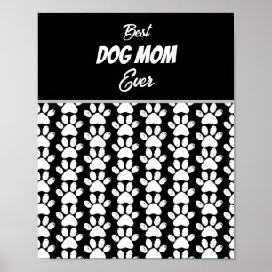 BEST DOG MAMA JE POSTER