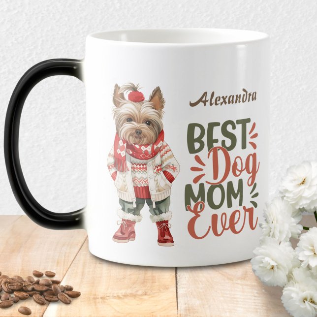 Best Dog Mama je Yorkshire Terrier Yorkie Custom Verwandlungstasse (Von Creator hochgeladen)