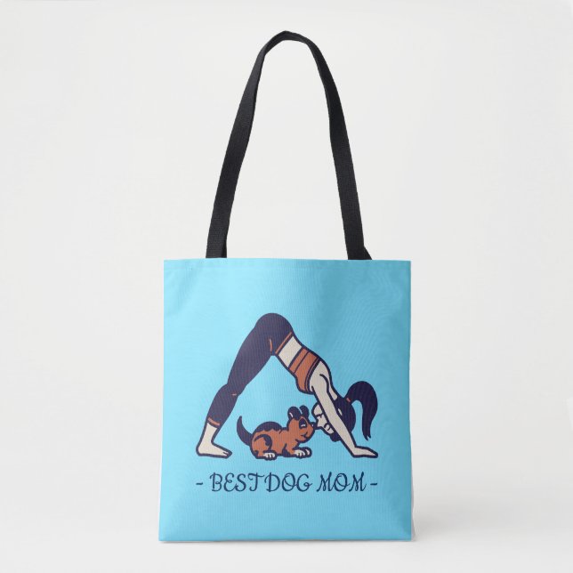 BEST DOG MAMA YOGA (Vorderseite)