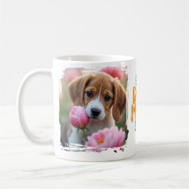 Best Dog Mom Ever Custom 2 Photo Pet Lover Gift Kaffeetasse
