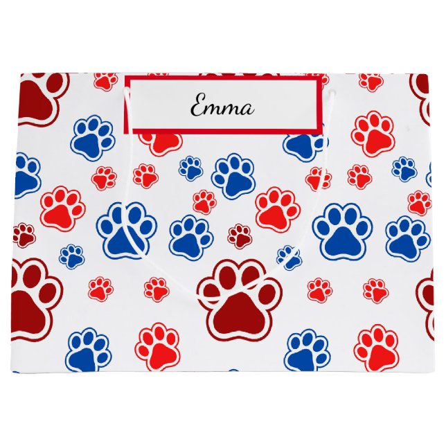 Best Dog Mom Ever Große Geschenktüte (Vorderseite)