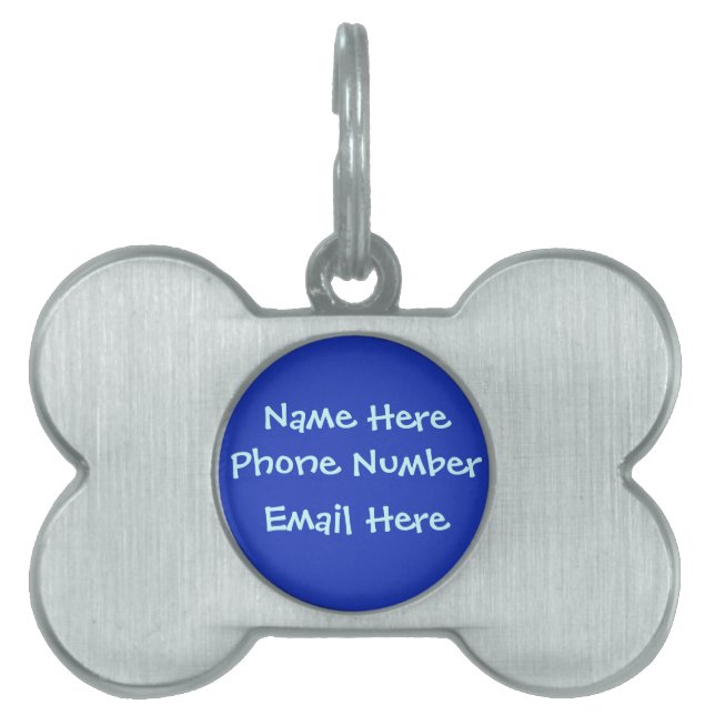 BEST DOG TAGS - PERSONALISIERTES, KUNDENBEWEGLICHE TIERMARKE (Vorderseite)