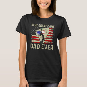 Best Dog Vater Ever American Flag Vater Joke Great T-Shirt