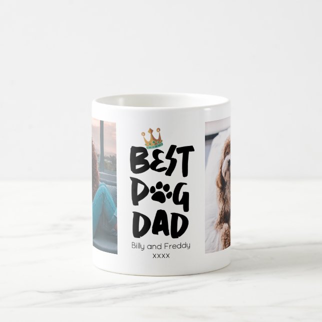 Best Dog Vater Foto Kaffeetasse (Mittel)