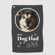 Best Dog Vater je Custom Foto Golf Handtuch