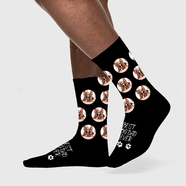 BEST DOG VATER Personalisierte Dulldog Socken (Von Creator hochgeladen)