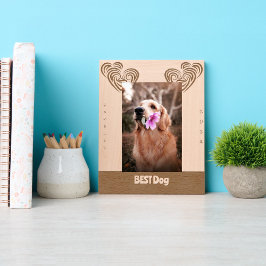 BEST Dog Wedding Geätzte Rahmen