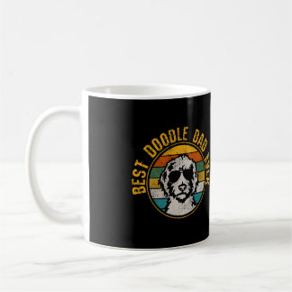 Best Doodle Vater Ever - Vintager Hund Golden Dood Kaffeetasse