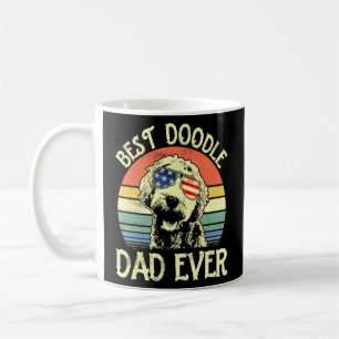 Best Doodle Vater je Goldendoodle American Flag 4t Kaffeetasse