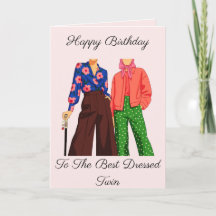 Best Dressed Adult Twins Birthday