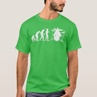 Best Drummer Art for Men Drum Set Player Mus T-Shirt