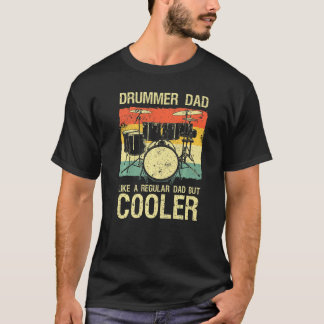 Best Drummer Vater für Men Pater Music Drums Set P T-Shirt