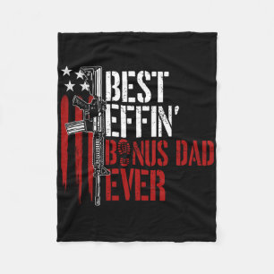 Best Effin Bonus Vater je Daddy Gun Rights Amerika Fleecedecke