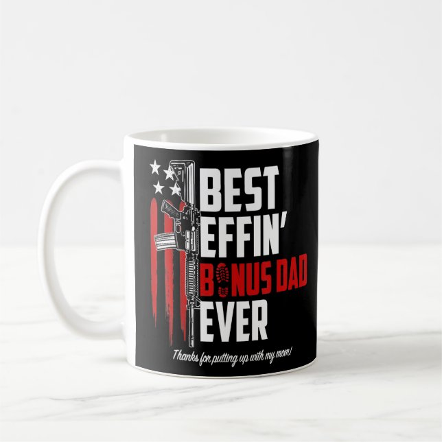 Best Effin Bonus Vater je Daddy Gun Rights Amerika Kaffeetasse (Links)