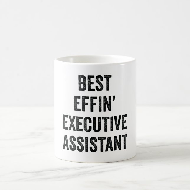 Best Effin' Führungskraft Assistant Kaffeetasse (Mittel)