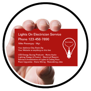 Best Electric Business Card Visitenkarte