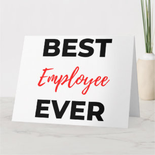 Best Employee Ever 2 Karte