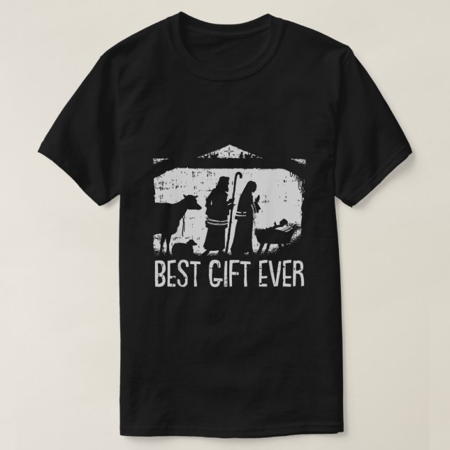 Best Ever Christmas Cool Jesus Nativity Scene Chri T-Shirt (Design vorne)