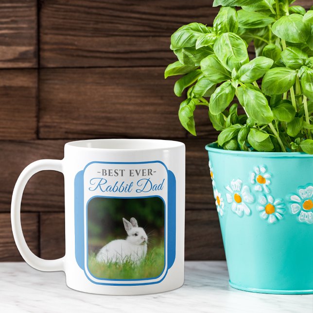 Best Ever Rabbit Vater Zwei Foto Keepake Kaffee Ta Kaffeetasse (Von Creator hochgeladen)
