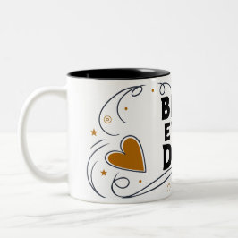 Best Ever Vater - Stilvoller Tag der Väter Zweifarbige Tasse