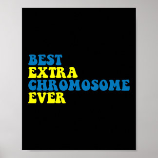 Best Extra Chromosome Down Syndrome Awareness Poster
