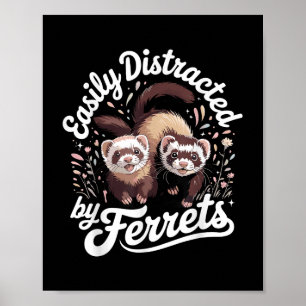 Best Ferret Art für Männer Frauen Kinder Spartakus Poster
