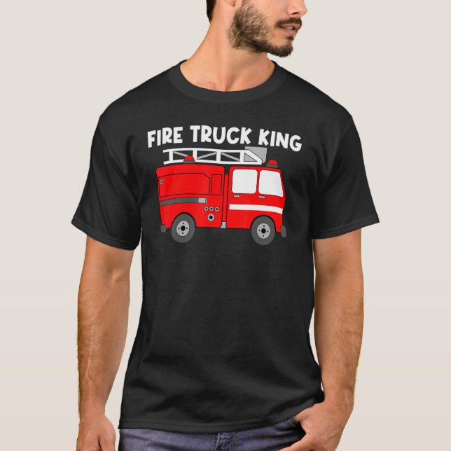 Best Fire LKW für Männer Vater Boys Fire LKW Firef T-Shirt (Vorderseite)