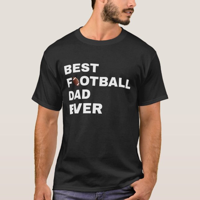 best football dad ever hoodie (Vorderseite)
