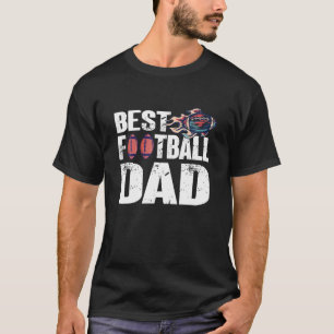 Best Football Vater - Funny Vater American Footbal T-Shirt