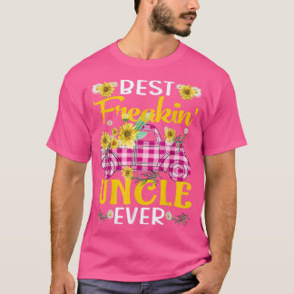 Best Freakin' Unlce Ever Sunflower LKW T - Shirt