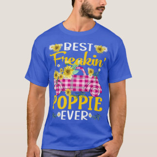 Best Freakin'Poppie Ever Sonnenblumenwagen Premium T-Shirt