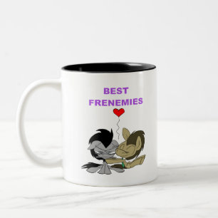 Best frenemies-frenemies-trisha paytas friends zweifarbige tasse