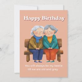 Best friend Birthday Card Einladung