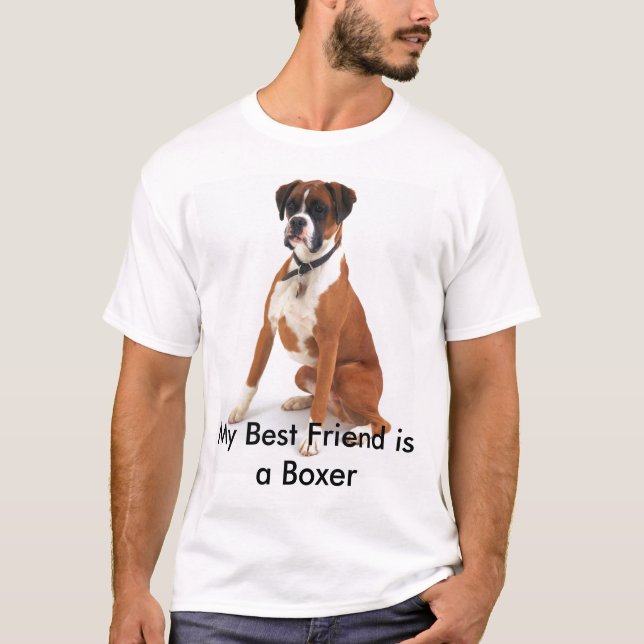 Best Friend Boxer T-Shirt (Vorderseite)