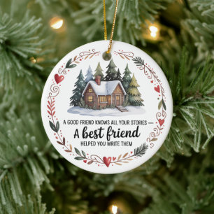 Best Friend Christmas Ornament   Feiertage