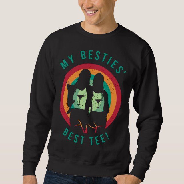 Best Friend Clothing For Friendship Day Sweatshirt (Vorderseite)