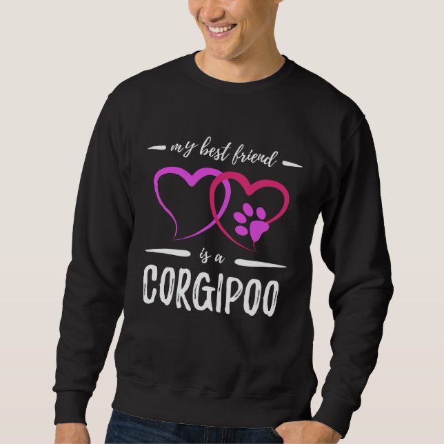 Best Friend Corgipoo Dog  Dog Mom  Idea Sweatshirt (Vorderseite)