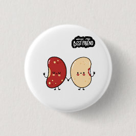 Best Friend Cute Food Button