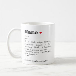 Best friend-Definition, personalisierter Freund Na Kaffeetasse