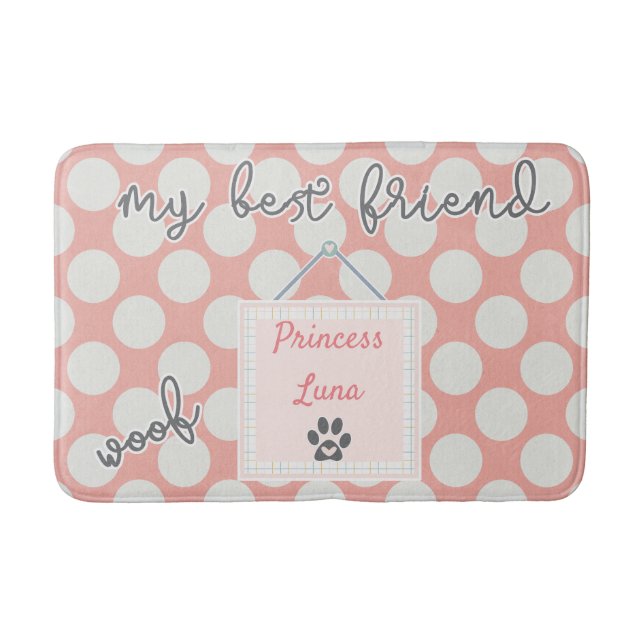 Best Friend Doggy Badematte (Vorderseite)