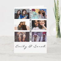 Best Friend Forever Custom 6 Foto Collage & Name