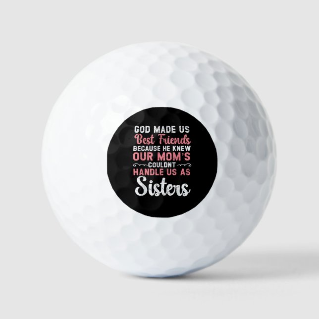 Best Friend Forever Friendship Bestie BFF Squad Golfball (Vorderseite)