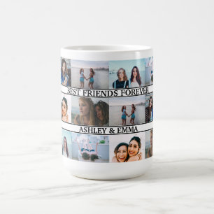 Best Friend Forever Individuellen Namens 12 FotoCo Kaffeetasse