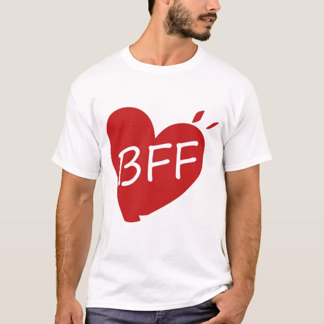 Best Friend Forever T - Shirt - BESTE FREUNDIN Mat (Vorderseite)