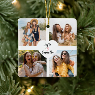 Best Friend Foto Colage Ornamente