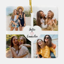 Best Friend Foto Colage Ornamente