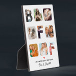 Best Friend Foto Collage Personalisierte BESTE FRE Fotoplatte<br><div class="desc">Best Friend Foto Collage Personalisierte BESTE FREUNDIN Foto</div>