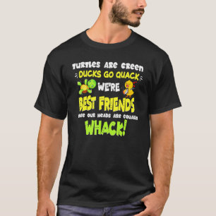 Best Friend Funny Turtle Duck Gleich Leiter Niedli T-Shirt