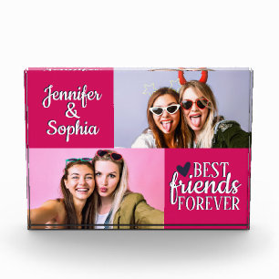 Best Friend für immer zwei Bilder Vorlage modern Fotoblock